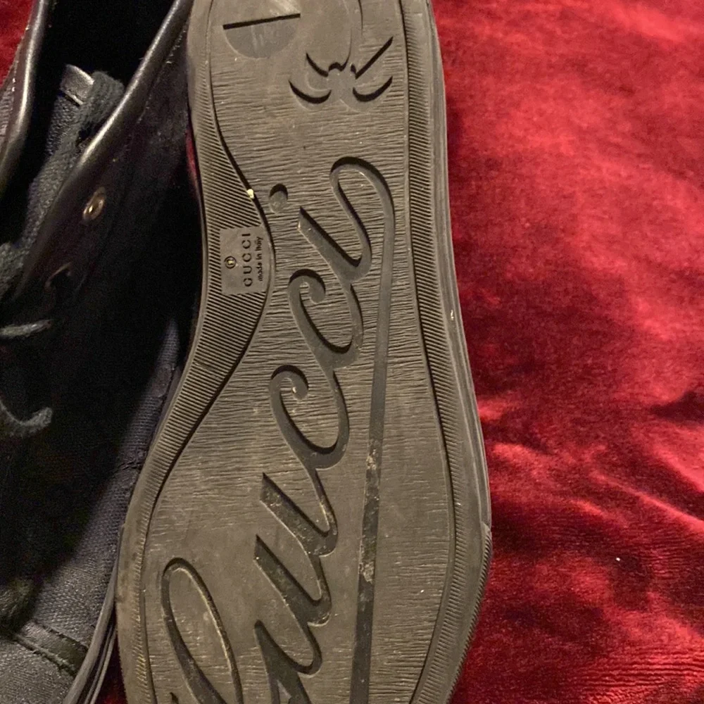 Gucci Black High-Top Sneakers